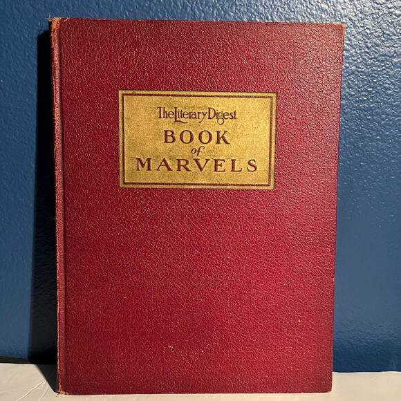 Vintage 1931 The Book of Marvels By Henry Smith William Book - Picture 1 of 10